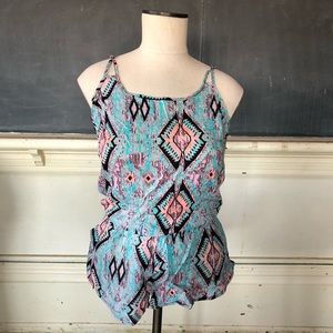 Southwestern Print Romper